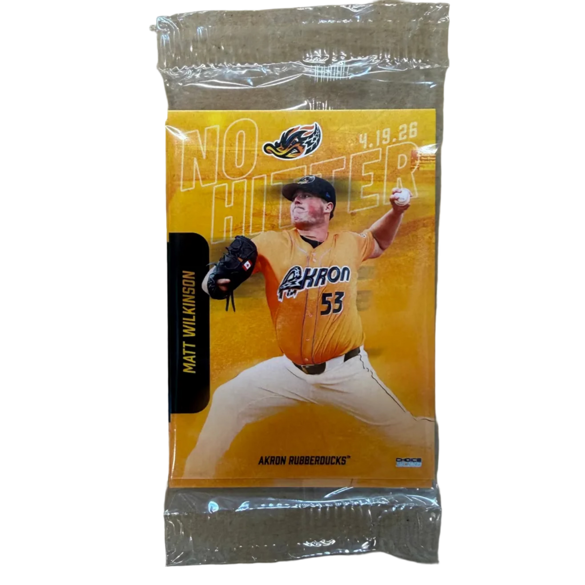 No Hitter Commemorative Card Set – Akron RubberDucks