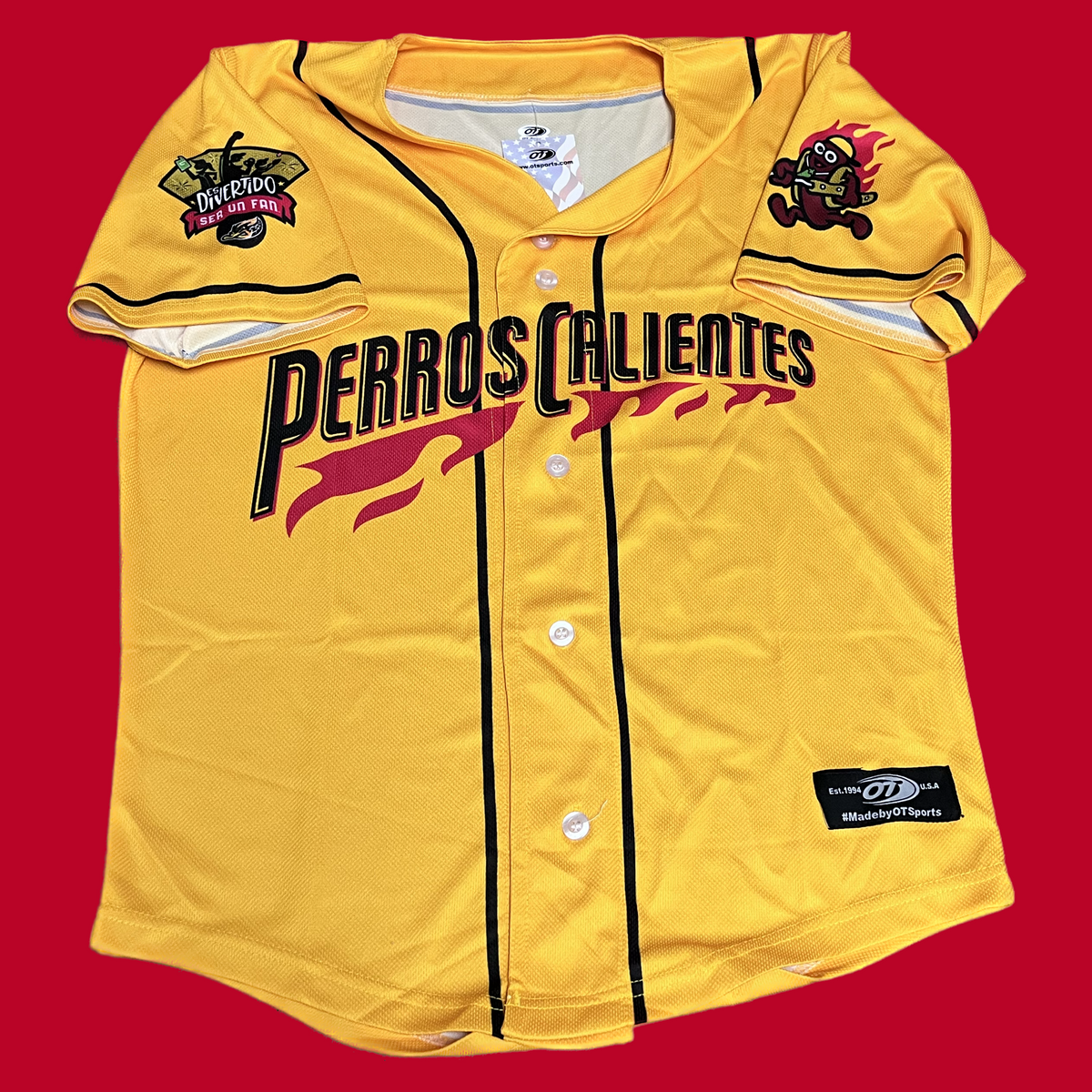 Youth Perros Calientes Replica Jersey – Akron RubberDucks