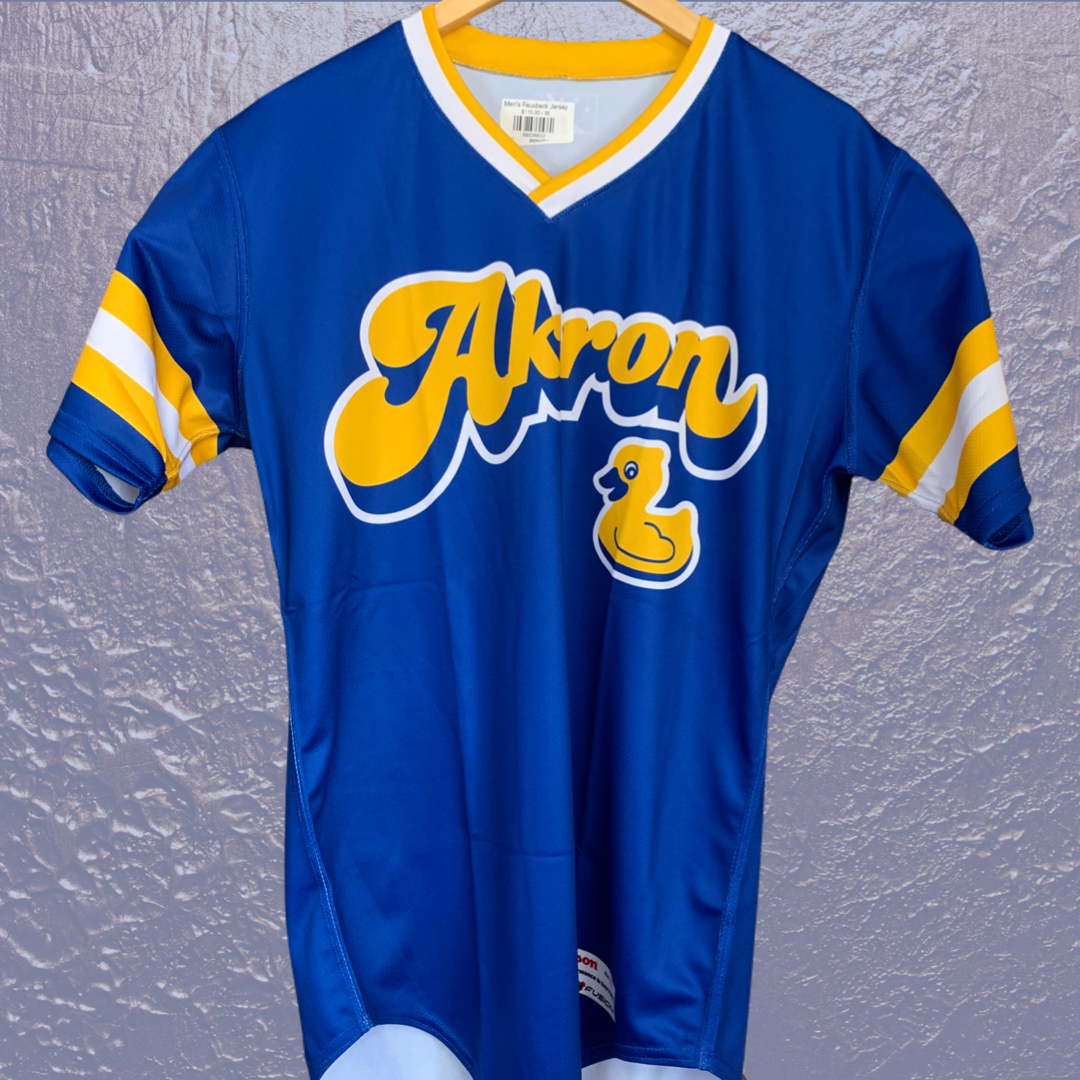 Adult Fauxback Jersey Akron RubberDucks