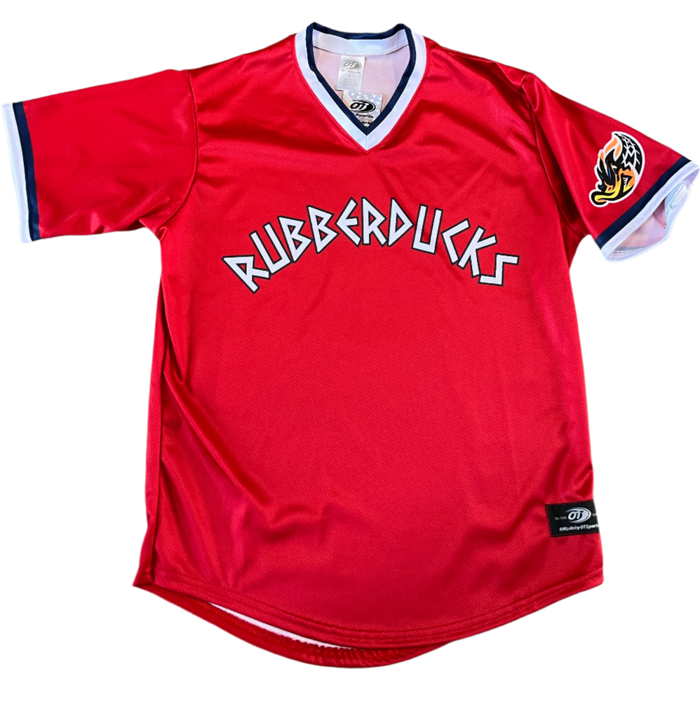 Red Cleveland 70s Replica Jersey – Akron RubberDucks