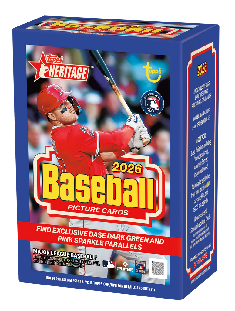 2026 Topps Heritage Blaster Box – Akron RubberDucks
