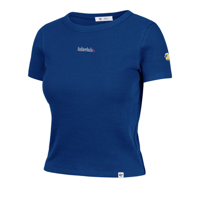 Women's with Love Baby Tee – Akron RubberDucks