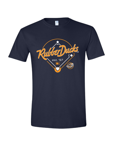Navy Field Diamond Tee