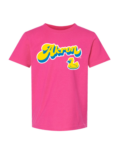 Youth Fauxback Pink Tee