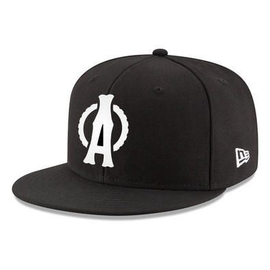 Akron Black Tyrites New Era 5950 Fitted Cap