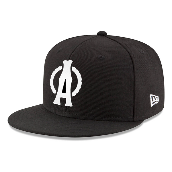 Akron Black Tyrites 3930 Fitted Hat L/XL