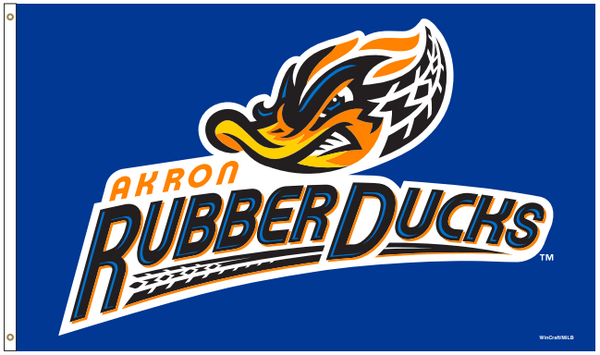 Primary Logo Flag – Akron RubberDucks primary-logo-flag-akron-rubberducks